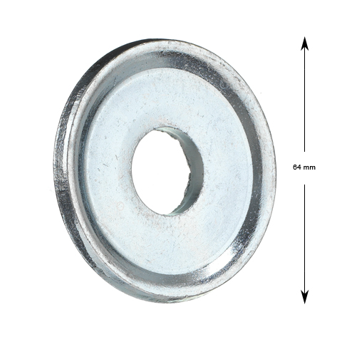 Bricka m krage, d55/18x5.5mm, för M16 dämpare <d40mm