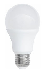 LED-lampa, 230VAC, 5.5W, 470lm, E27, matt 2-p