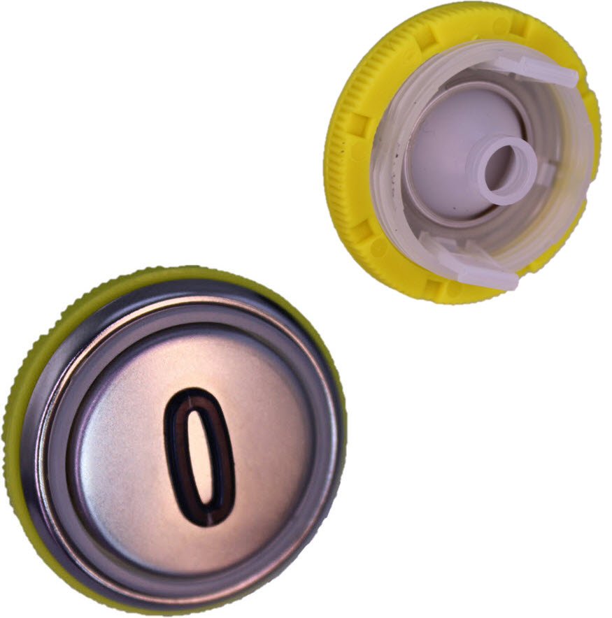 Knapptrycke BF/BL, DMG, rostfri, ''0''