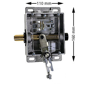 Swing door lock LO-30-H, w. triangular emergency unlocking,without arm