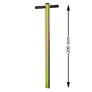 Nödöppningsnyckel, trekant, 90mm