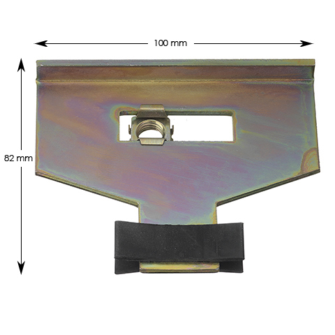 Understyrning, GMV/Victory, komplett med plåt, 44x7mm
