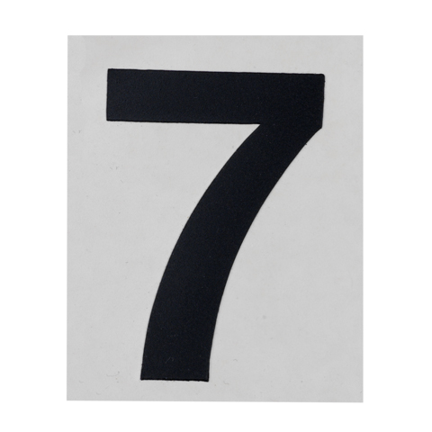 Skylt, H=60mm, planbeteckning ''7''