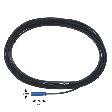 Kabel, Emitter, Cedes, MiniMax, blau