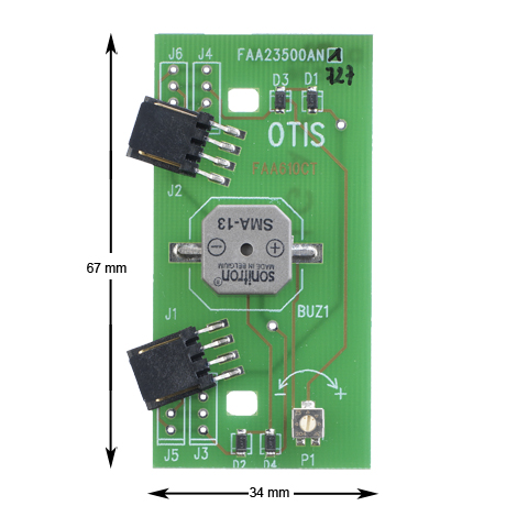 Kretskort för anrop, Otis HBB, pip