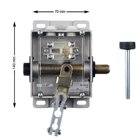Swing door lock LO-30-V, with triangular emergency unlocking