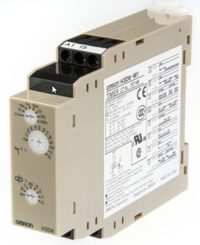 Tidrelä, Omron, H3DK-M1, 1-vxl