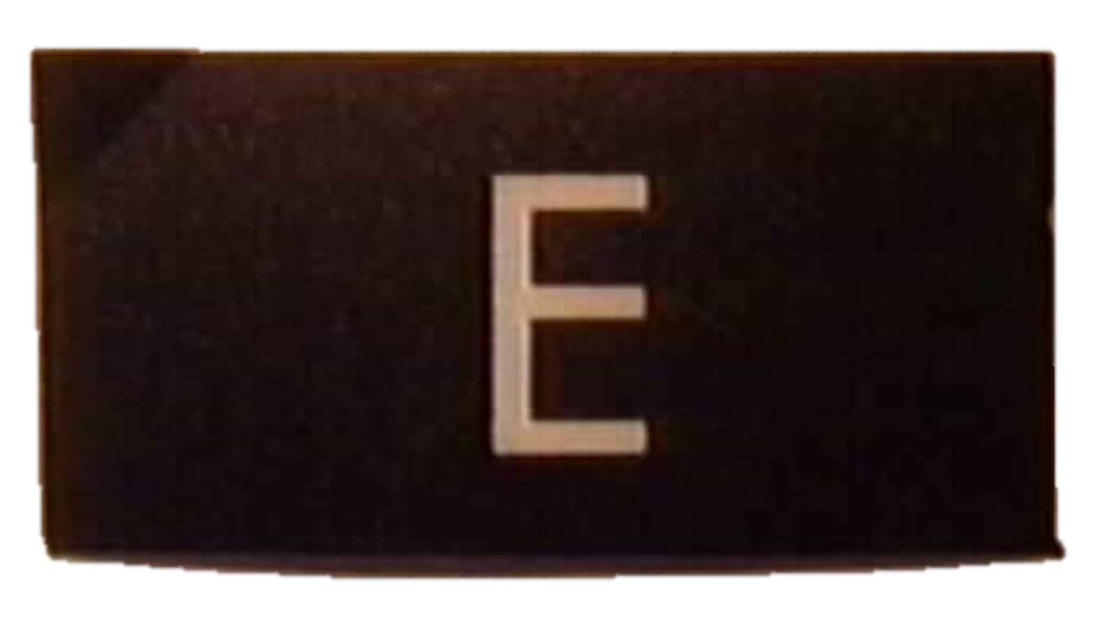 Tryckbricka, KONE Novel, slät ''E''