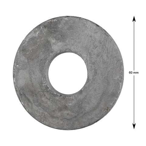 Bricka, D=60/22x4mm, för linhink M20