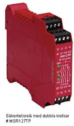 Säkerhetsrelä, Allen Bradley, 2 kanaler, 24VAC/DC