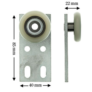 Door hanger roller, Schindler QKS8, Car and landing, Straight hanger