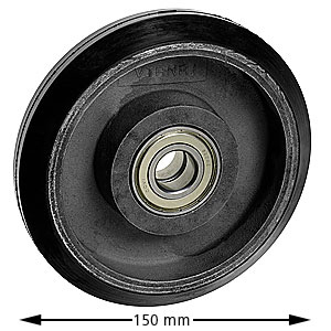 Styrrulle, 150/20x30mm, VU80°, 2 lager