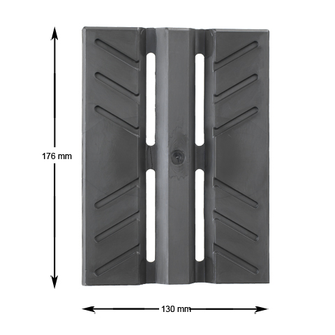 Styrskofoder, EL16PU, 180x36.5x50, Gejd 16mm