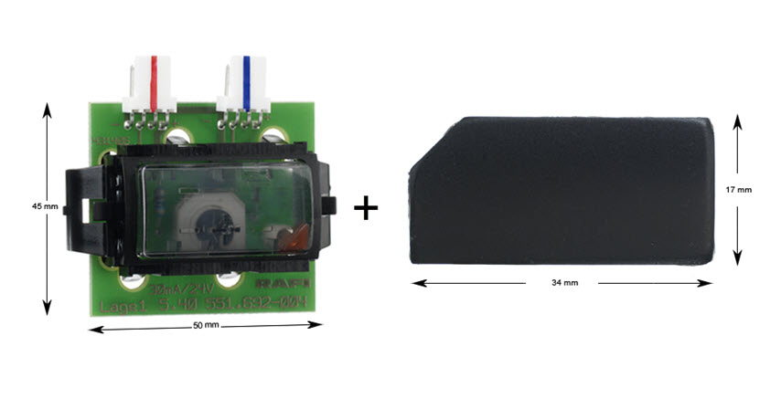 Tryckknapp, KONE Novel, blank, utan symbol, ersätter relief blank