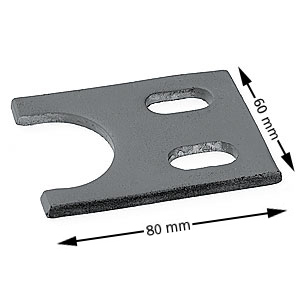 Urspårningsskydd, 30mm, rundgejd