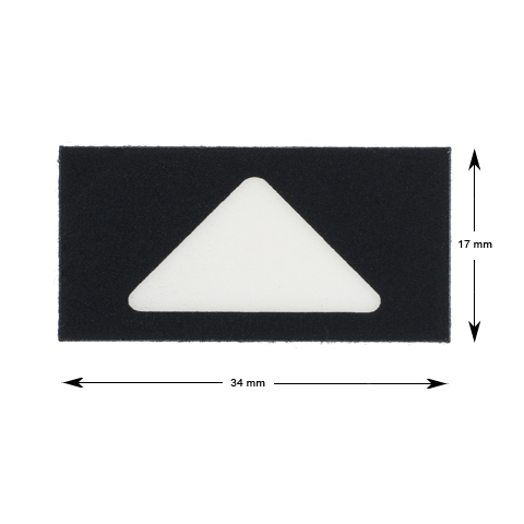 Tryckbricka, KONE Novel, slät pil upp