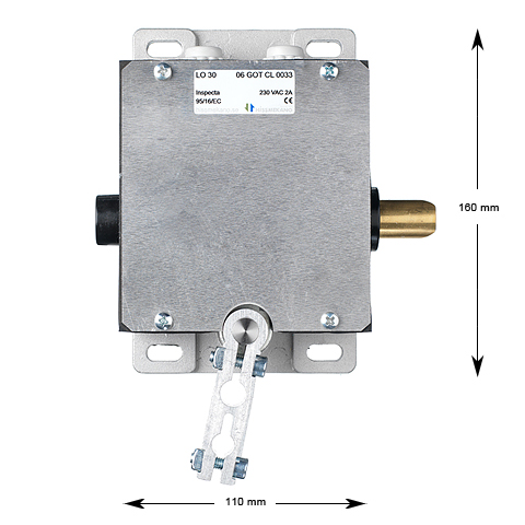 Karmlås, LO-30-V, striltätt