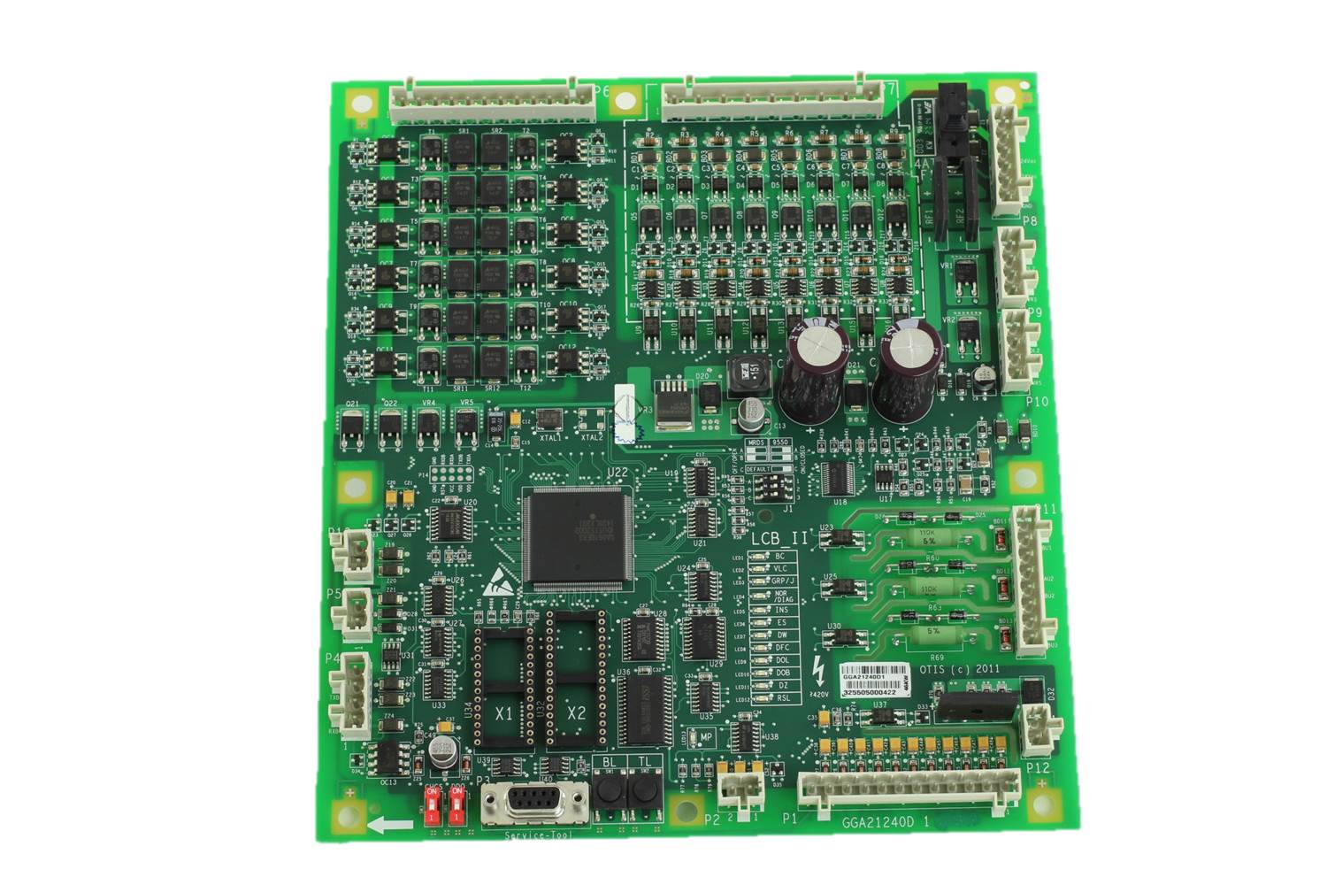 Kretskort, Otis, LCB II, för MCS 120/220, utan e-prom