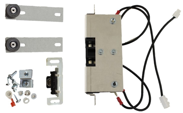 Karmkontakt, MKM-KO-30-NY-D, i kåpa m dubbel magnet