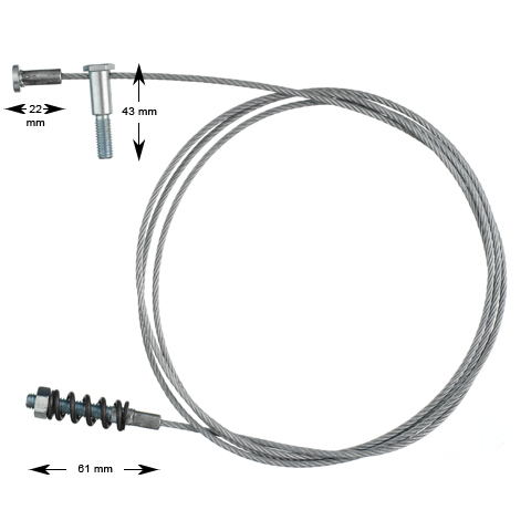 Synkvajer, Monitor, schaktdörr, CO800-950, L=1660mm