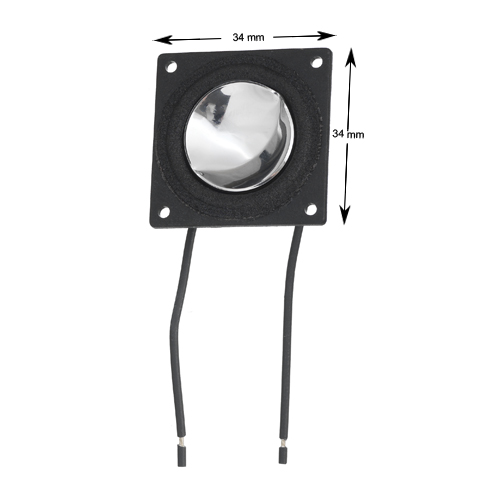 Högtalare för FD4, 34x34mm med 80mm kabel