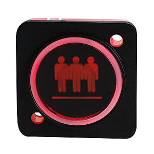 HMG4 Indikator, överlast med summer, röd, 24V