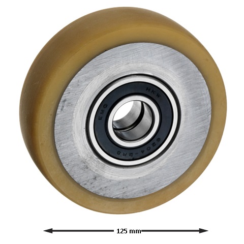 Styrrulle, 125/20x30mm, VU80°, 2 lager