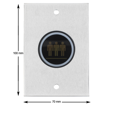 Tablå, överlastindikator, 100x70mm