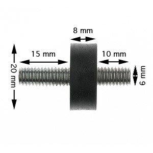 Vibration dampening kit for anti-creep, Deve