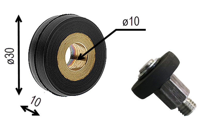 Ledarrulle, Schindler, TD54/65, ø30/10x10mm