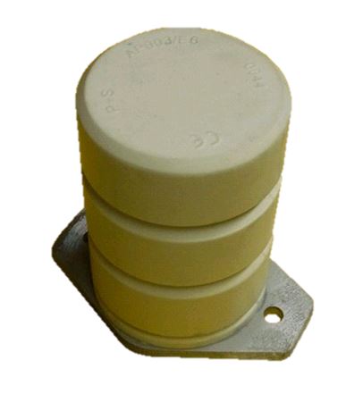 Puffer 140x210mm, mit ovale Alu-platte