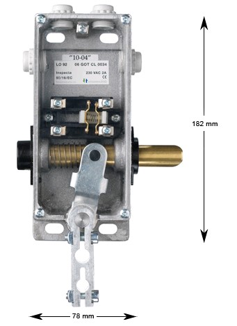 Karmlås, LO-92-AU-V, med plåt, M-43