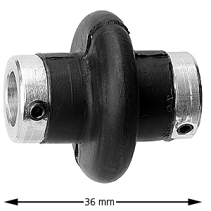 Encoderkoppling, Gummibälg, 6-6