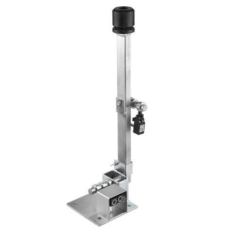 Bom, fällbar och vikbar, för låg topp, 1000mm