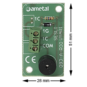 Pipkort, 1-knapp, Positiv