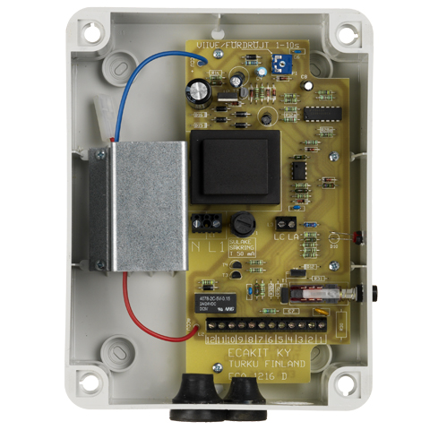 Nödaggregat, ECA 1216A, 12V, NC-larm, nödljus