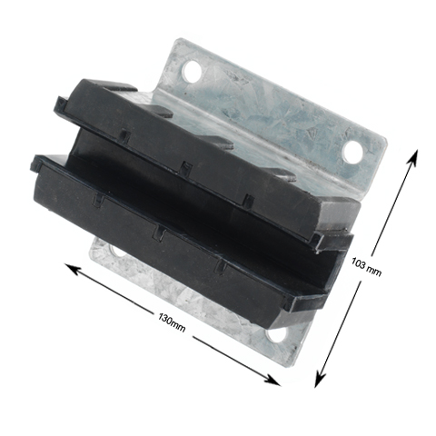 Styrsko med foder, KONE monospace, 129x104x55, 16mm, upphöjd