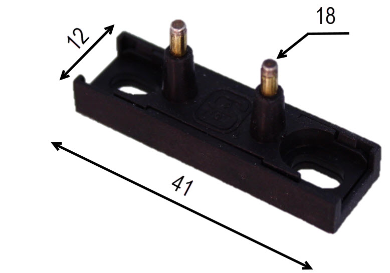 Överkopplare, Schmersal AZ06-13 B/18, 18mm, tillhör kontakt AZ06/AZ061