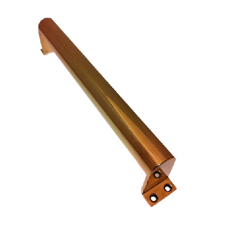 Bygelhandtag, mässing, kort