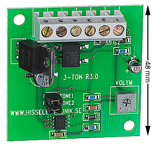 Ankomstsignal, 2-3 tonsklang