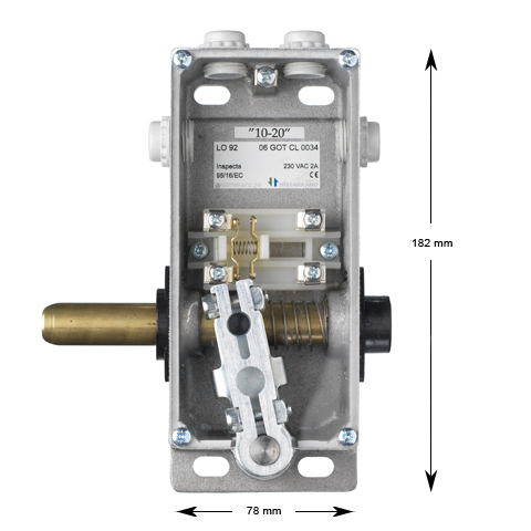 Karmlås, LO-92-LK-AU-H, endast lås