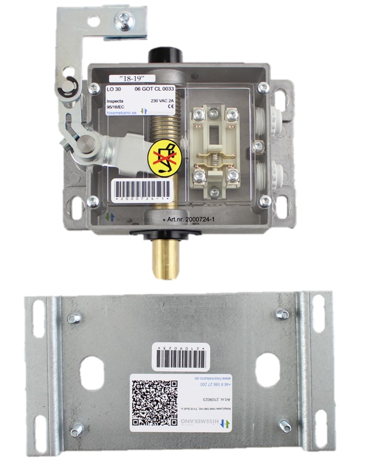 Karmlås, LO-30-SHL-V, trekantsöppning, ersätter HAK196