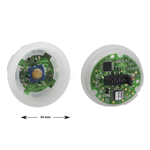 Knappelement, KONE KSS, Destination, bas + DCB