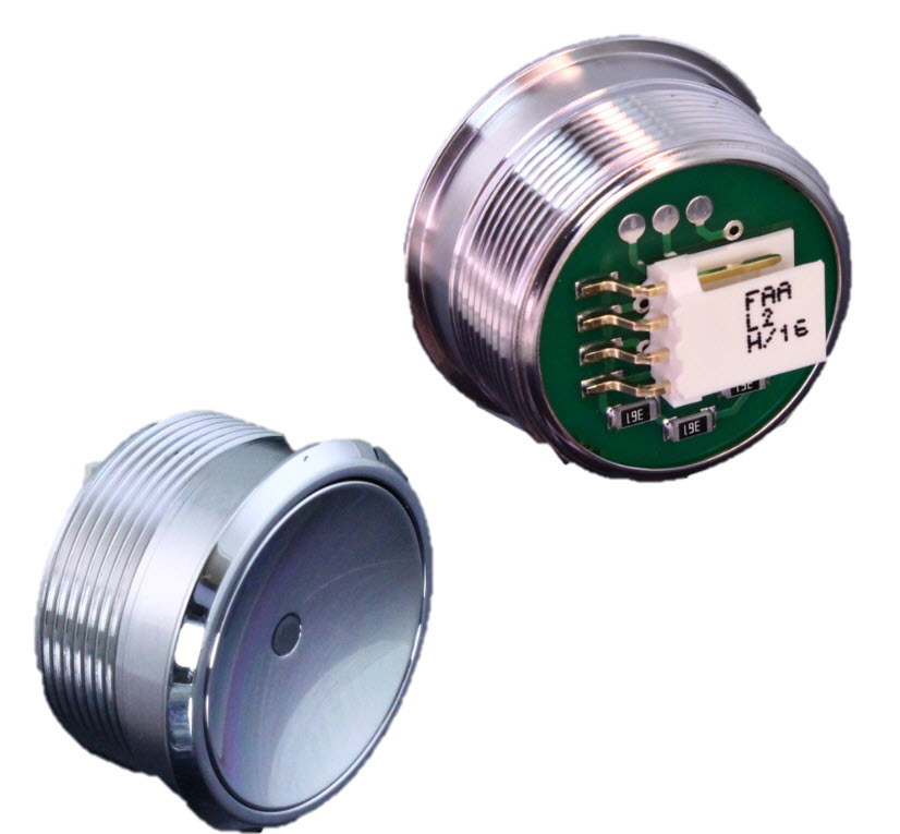 Knapp, vandalsäker, Otis 2000, MCS220/310, grön diod