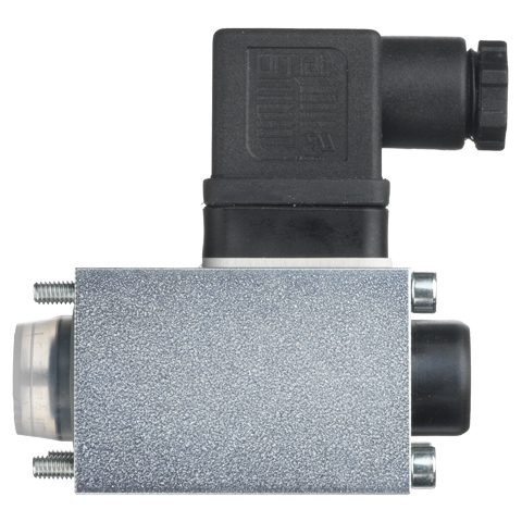 Solenoid för nedventil, Beringer/Bucher LRV 175/350/700, svart plugg