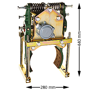 Broms, SB-200, d: 200mm, b: 75mm, inkl lyft