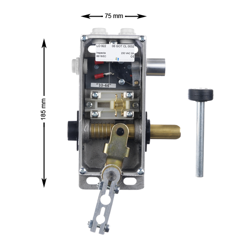 Karmlås, LO-922-V, med trekantsöppning