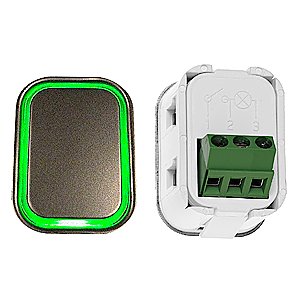 Knapp, HM-2535-S, grön