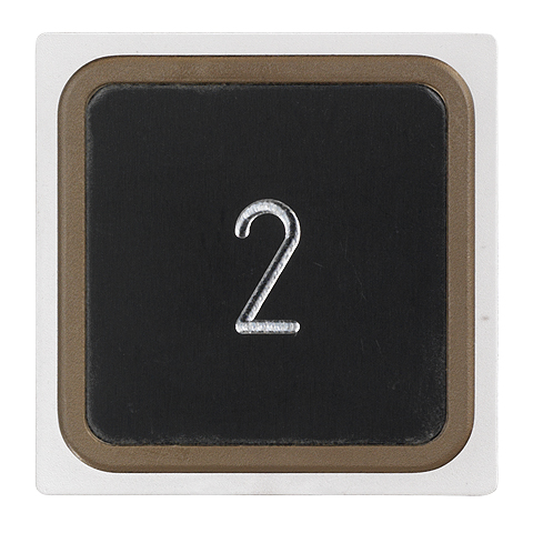 Tryckplatta, Kinds, svart, ''2''