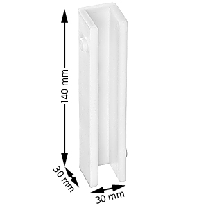 Styrskofoder, tysk std, 140x29.5x30, 16mm, hårt